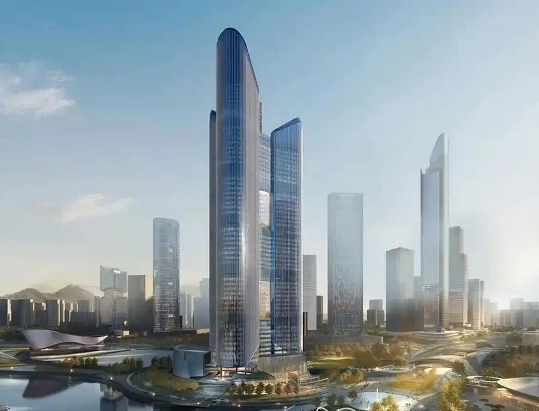 知识城地标:中新知识塔 #广州地标##中新知识城# #知识城地标# 广州中