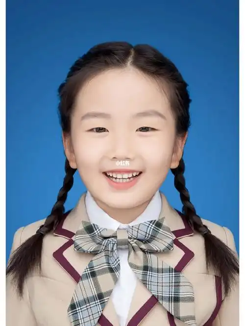 美美的小学入学照