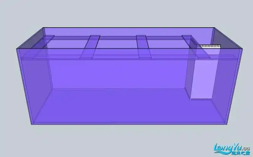 谋大神的鱼缸部分设计图再次谢过了,问题2:将四面溢流槽改为网络上很