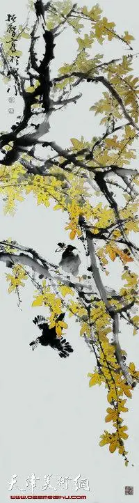 清新洒脱韵味十足-董振智花鸟画作品欣赏