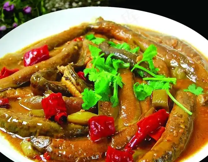 酱焖泥鳅图片
