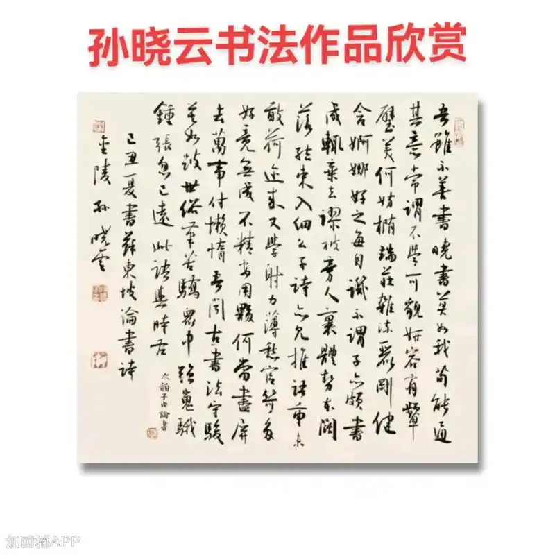 孙晓云书法作品赏析#好的作品都是有灵魂的 #高级的美一定是独 - 抖音