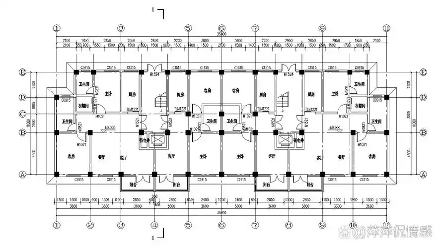 框架结构多层住宅楼