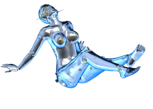 空山基 女人体 机器人 未来科幻