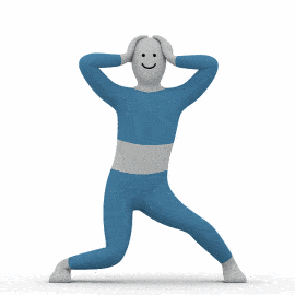 很魔性的小蓝人跳舞表情包2022