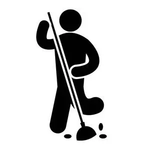 扫地的扫帚图标图片