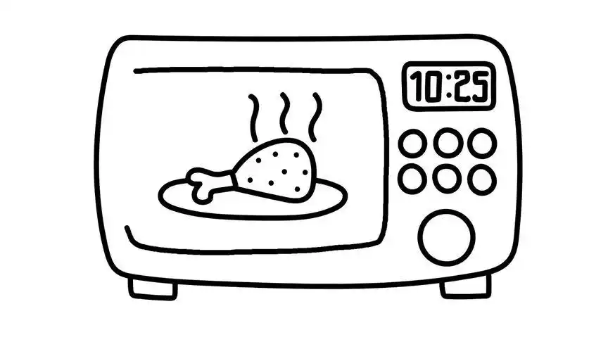 宝妈必学简笔画,教宝宝画一个烤箱