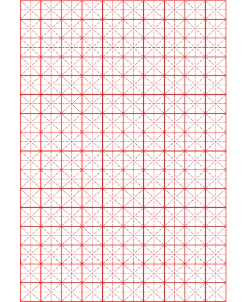3米字格-汉字书法练字-a4纸模板-电子版打印