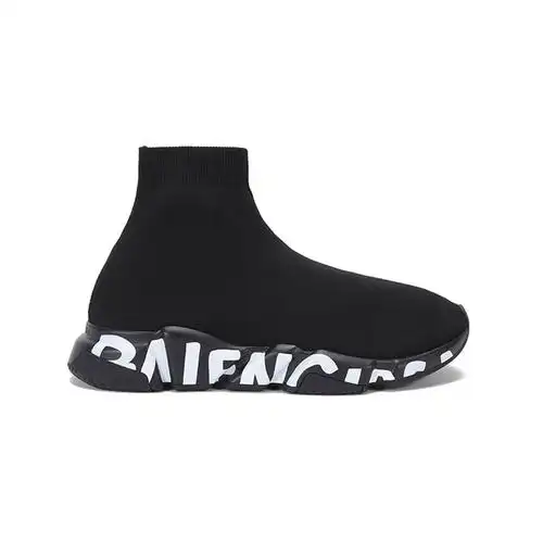 巴黎世家balenciaga男士织物speed袜套式运动鞋645334w2db7