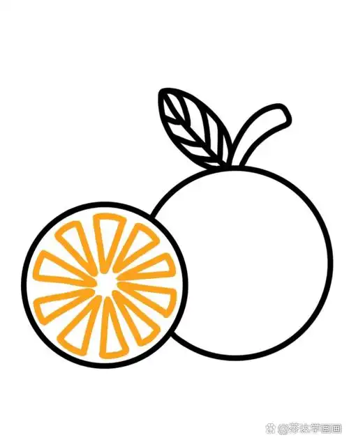 橙子简笔画