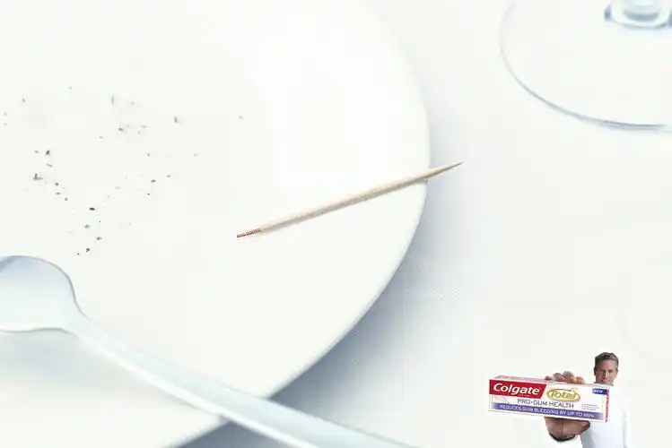 colgate护齿牙膏广告创意海报