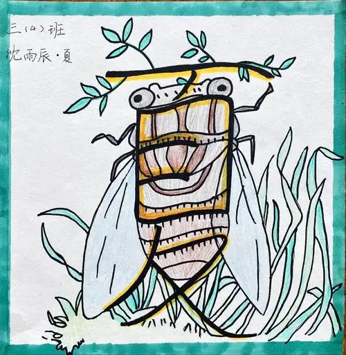 花港一小汉字之花朵朵绽放画一画汉字联想画