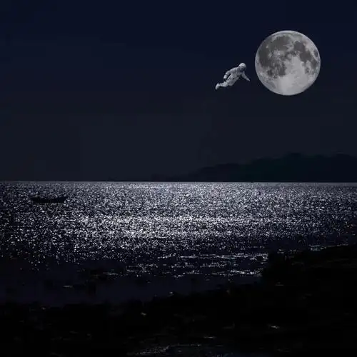 背景图丨ins风月亮背景图