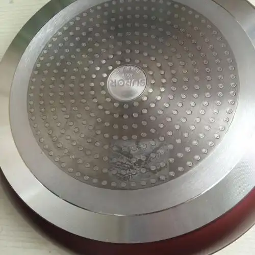 pj26k4火红点煎锅不粘锅平底锅26cm明火电磁炉通用高清大图|实物图