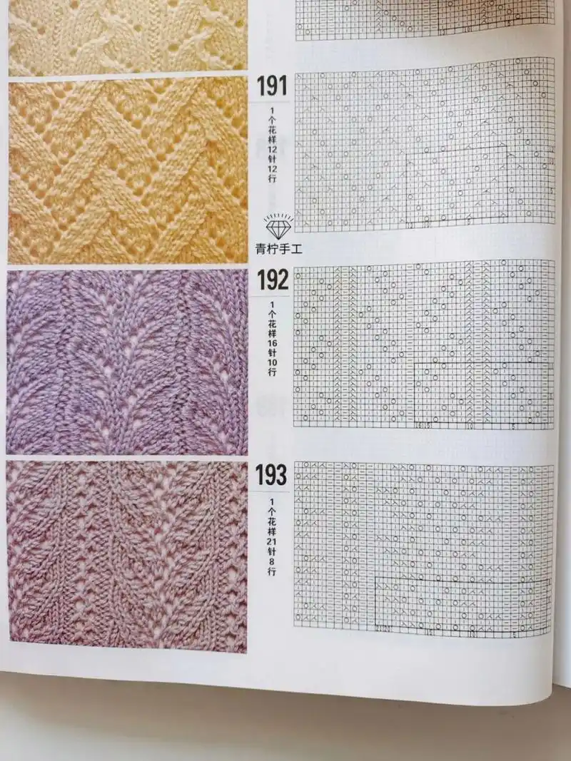 棒针编织# #镂空花样# #棒针书# #棒针编织书# #手工编织# #毛衣