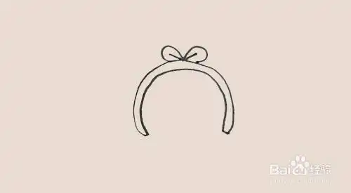 "发箍"简笔画怎么画?