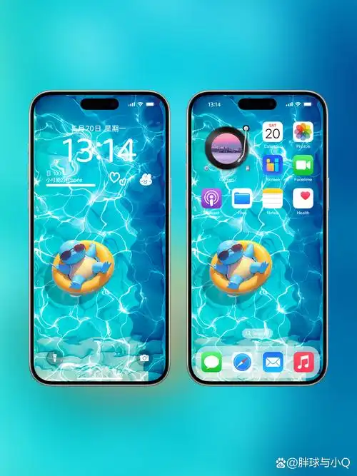 每日壁纸︱杰尼龟的悠闲午后 原图点赞关注后私信可免费领取