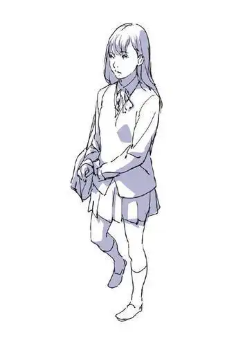 侧面简笔画全身教学 简单女孩侧身简笔画图片简笔画侧身动漫人物半