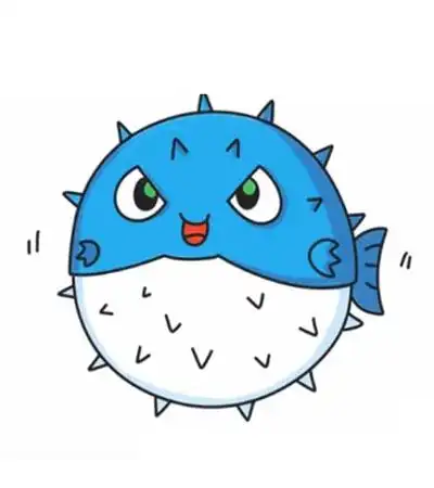 儿童画河豚_露西学画画