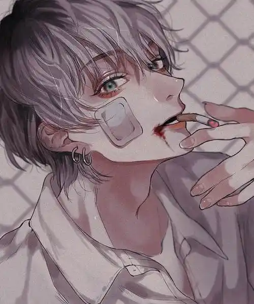 银发|スミダ的pixiv帅哥壁纸插画图片