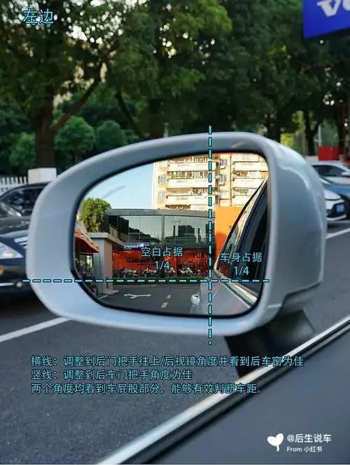 开车教程快速教你如何科学调节后视镜