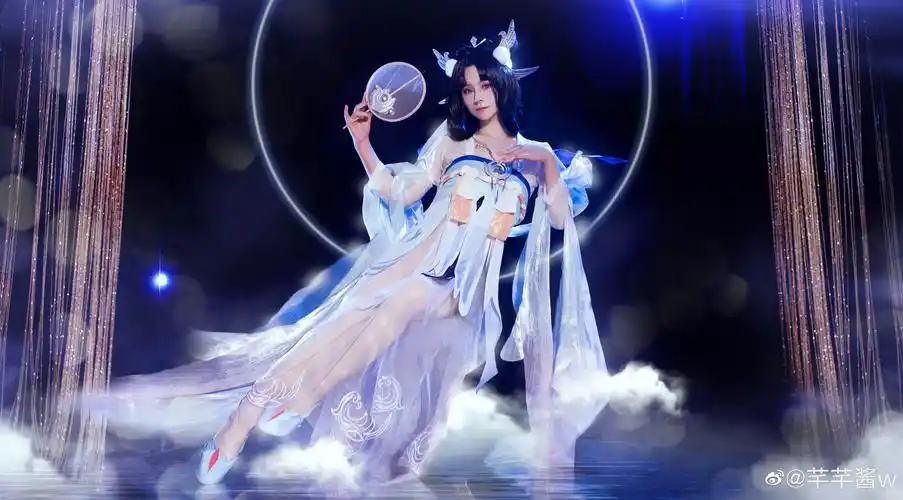 cos王者荣耀嫦娥她真的好好看呀ヾ▽o