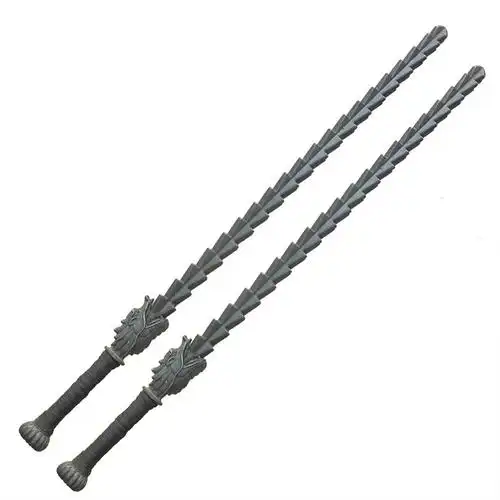 双锏双鞭兵器实心仿古武术器械秦琼秦叔宝雌雄双锏打神鞭太极双鞭