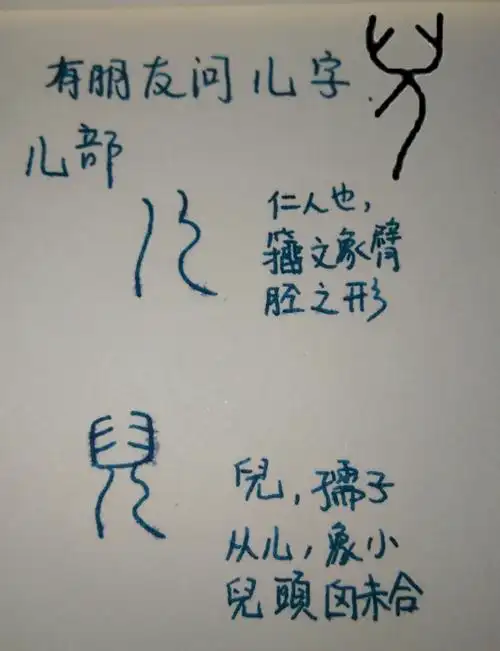 子字的甲骨文字形是什么能详细说一下子字的演变过程吗