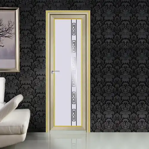 深宇门业钛镁铝合金外包边平开门sw053