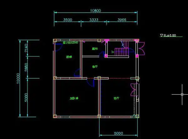 帮忙设计一张农村房屋设计图