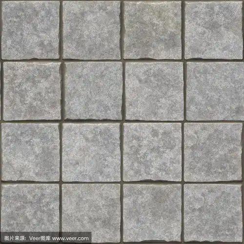 灰色的石砖地板纹理