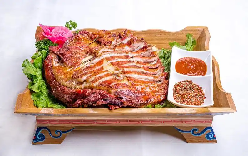 果木炭烤生鲜羊排(图1)