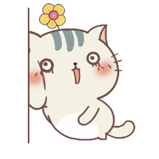 超萌可爱的小贱猫动态头像图片