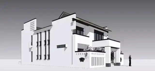 2017新中式徽派别墅 徽派别墅设计