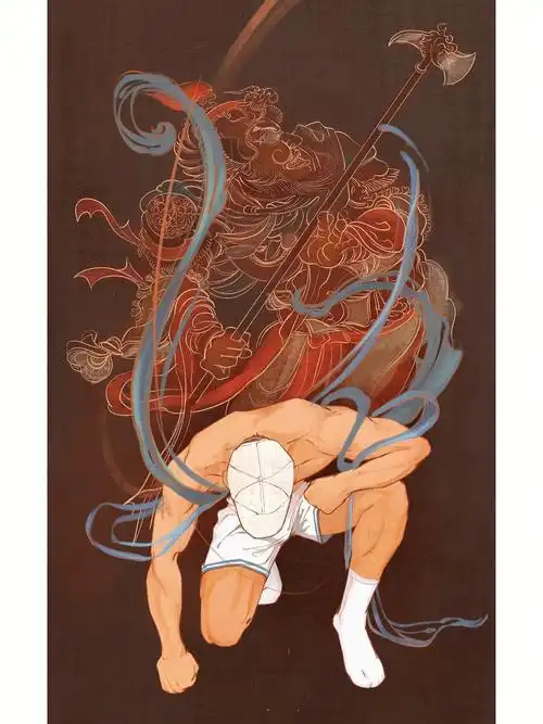 东方少年金刚怒目