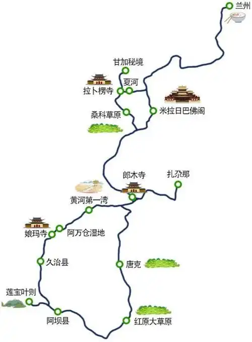 甘南这个拥有中国夏天最迷人的地方一半风景,一半信仰宏伟的建筑和那