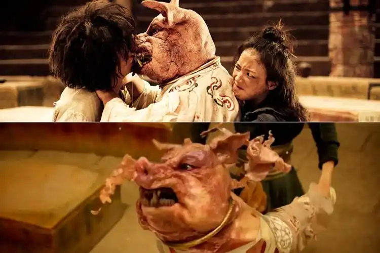 "猪精"来,当然了,不是这样的猪精,尤其是在超经典电视剧《西游记》中