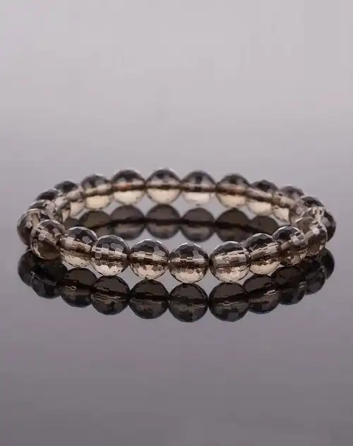 茶晶切面手链(8mm)