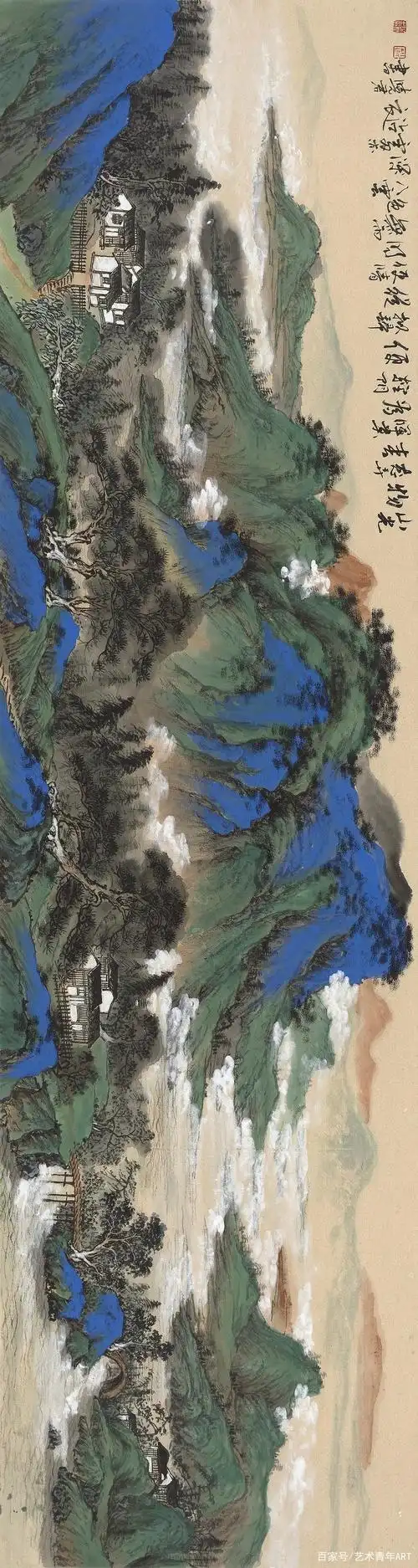 山壑无尽 江面有韵——读孙晓君的青绿山水