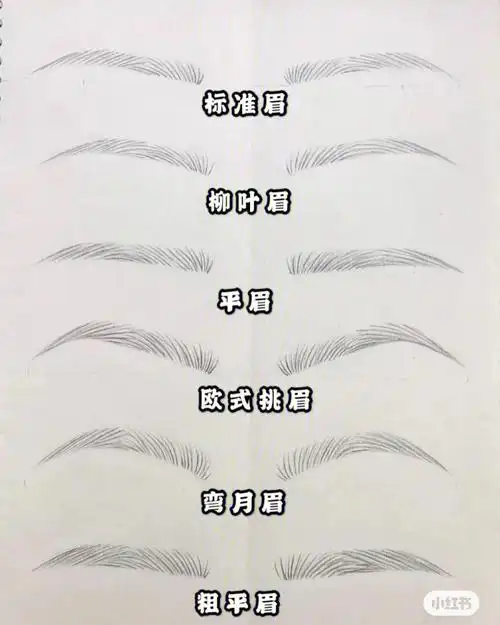 仿真眉毛要点分解