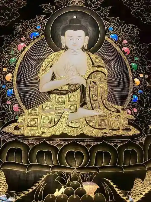 013kumarlama大日如来未装裱唐卡