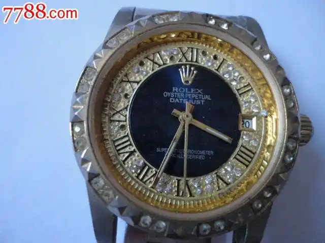 18k金劳力士带日历手表(编号:8385限量版)―――自定品相