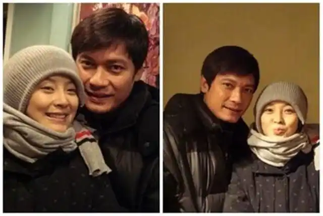 妻子热天拍戏罗嘉良在一旁默默扇扇子越是艰苦越要陪你