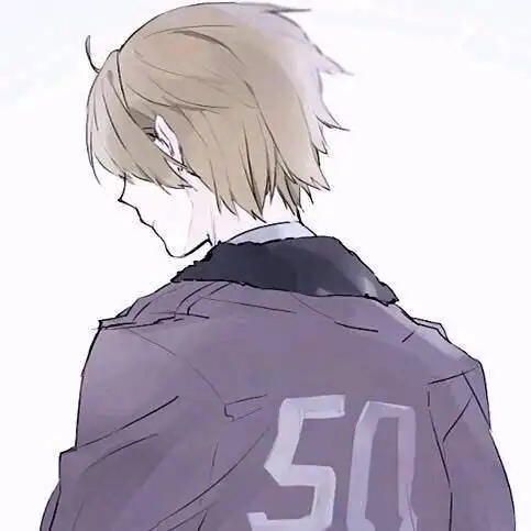 二次元男生头像 侧颜杀