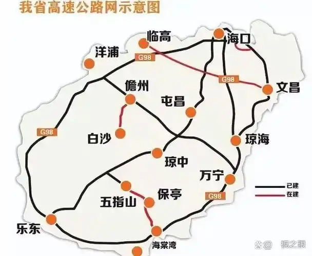 海南高速公路图台湾的经济规模是海南的8倍,人均gdp是海南的3倍