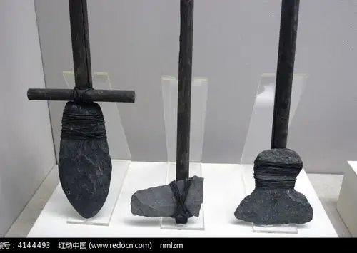 新石器时代石耜 石刀 石锄