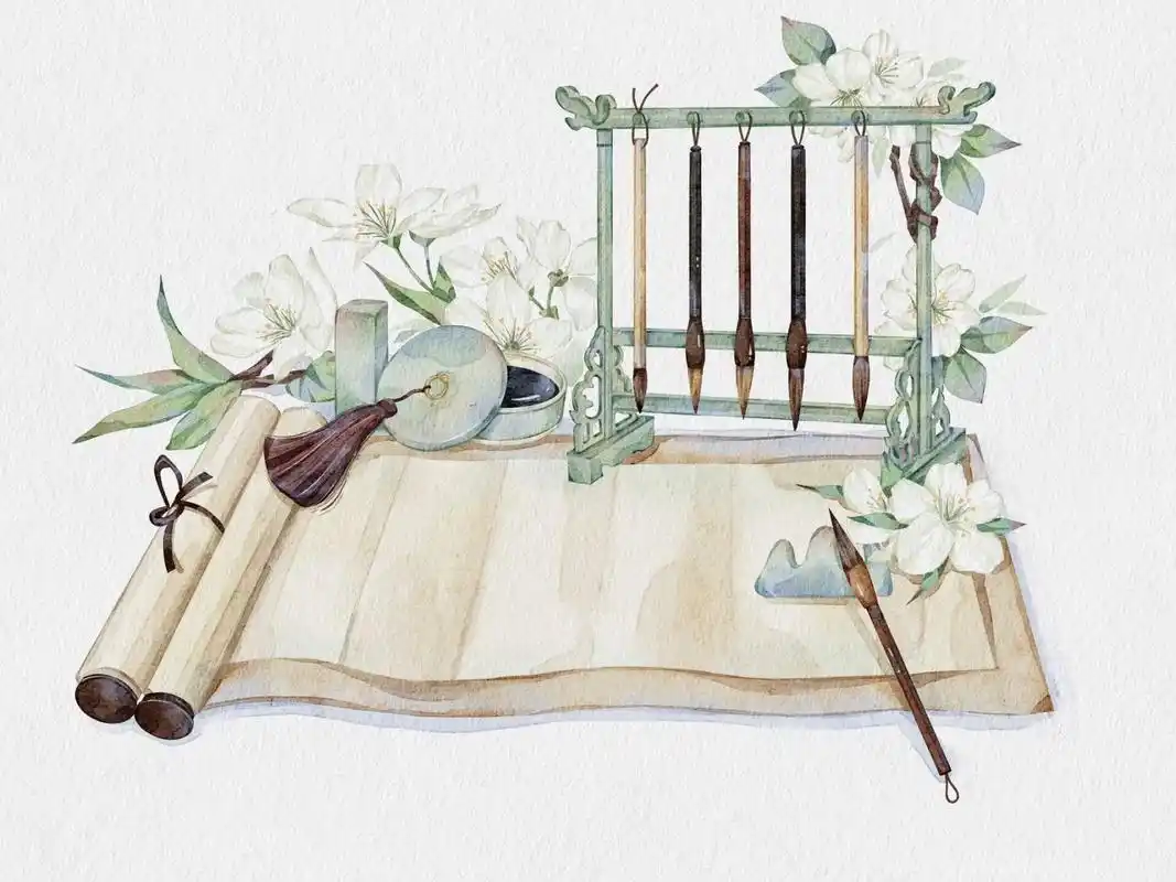 procreate| 古风小物文房四宝 课堂示范古风小物件