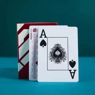 木兰旅德州扑克牌pvc塑料比赛专用防水防折宽牌大字磨砂 部落先锋扑克