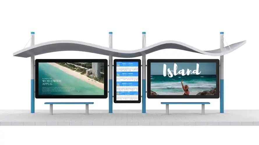 公交站台厂家现代不锈钢候车亭的功能介绍