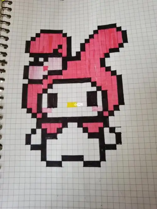 像素画打卡  ##像素图  #格子画  #像素画  #像素画临摹  #网格像素